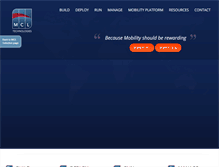 Tablet Screenshot of mcl-mobilityplatform.com